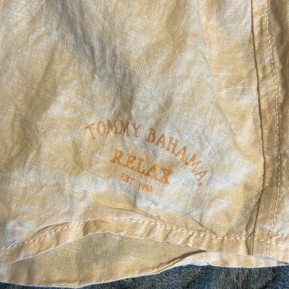 Tommy Bahama Relax Peach Linen Long Sleeve Shirt Men’s XXL - Picture 7 of 7